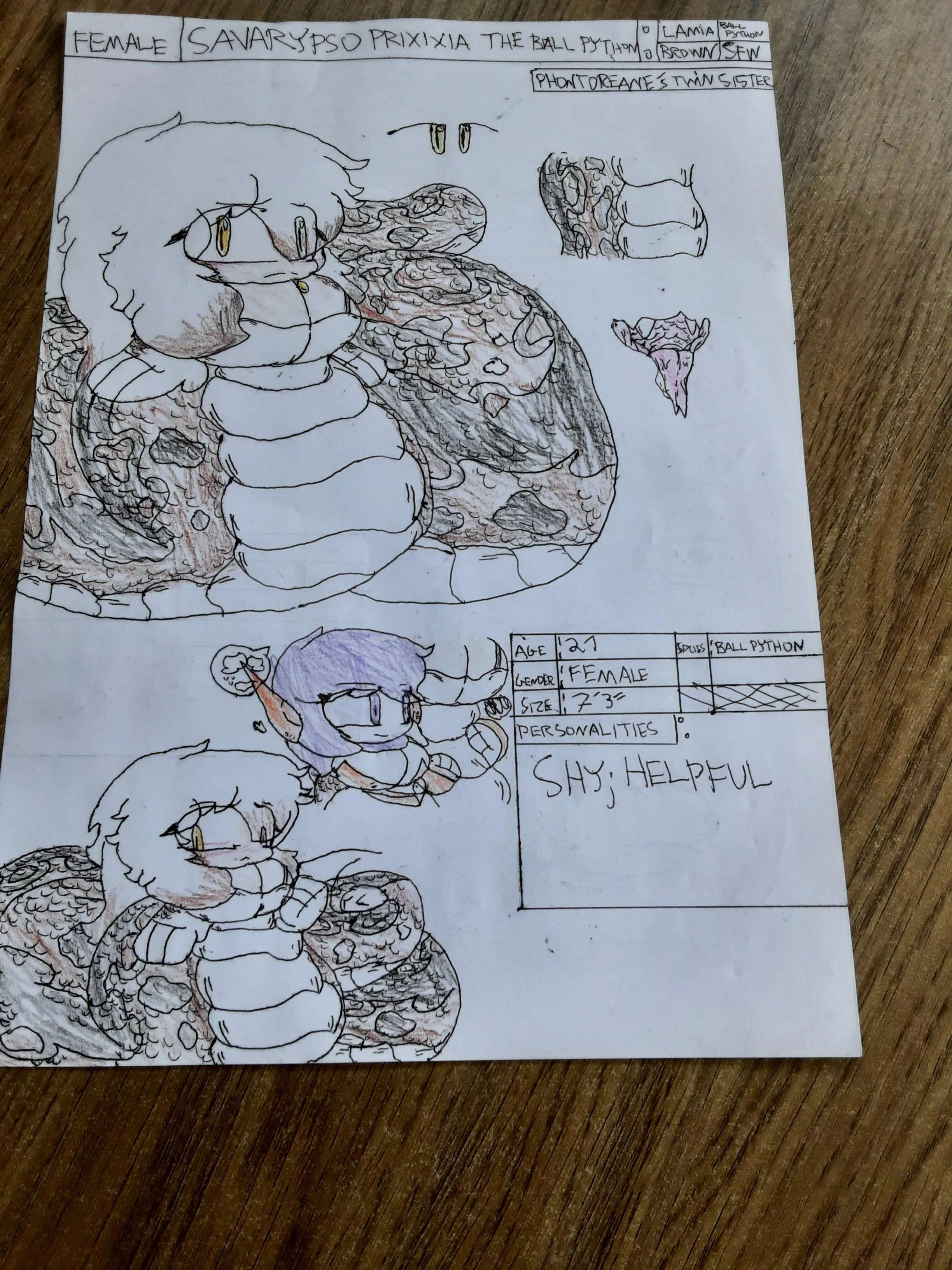 TW//Suggestive/. Phontoreane's twin sister who might be more shy than her sister.