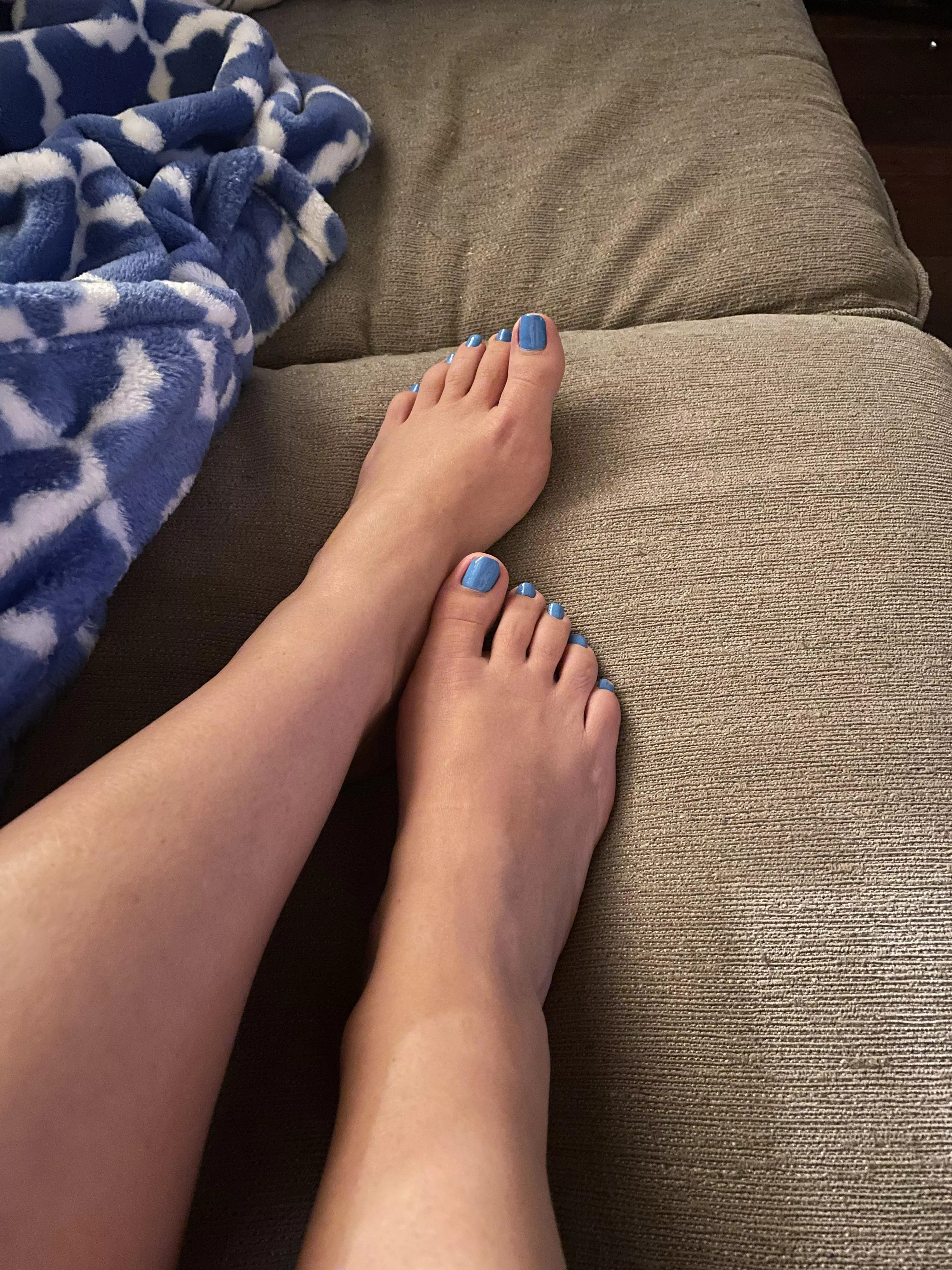 Uh oh. My feet are in your spot…