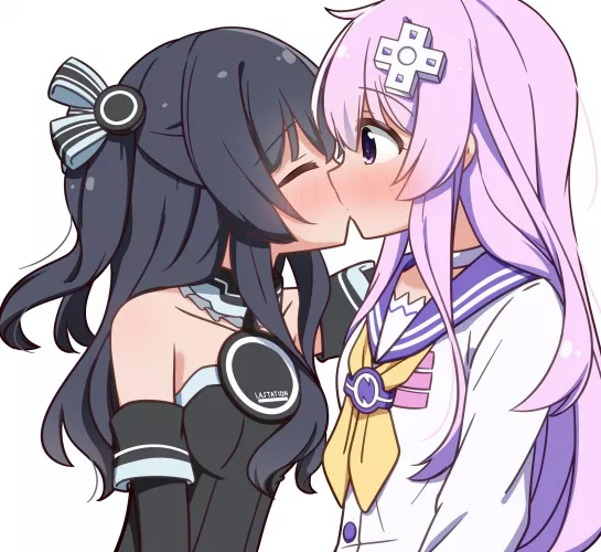 Uni and Nepgear [Hyperdimension Neptunia]