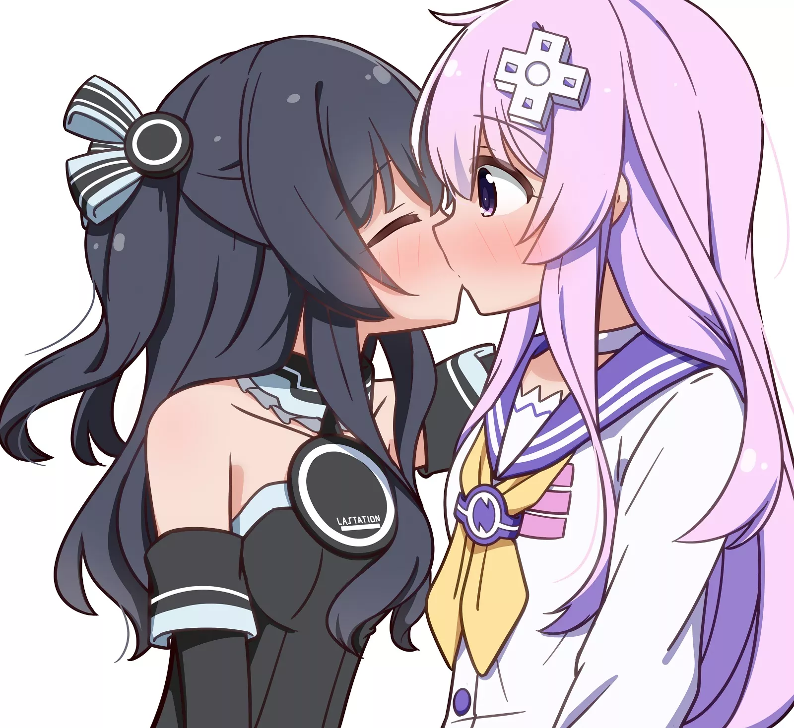Uni and Nepgear [Hyperdimension Neptunia]