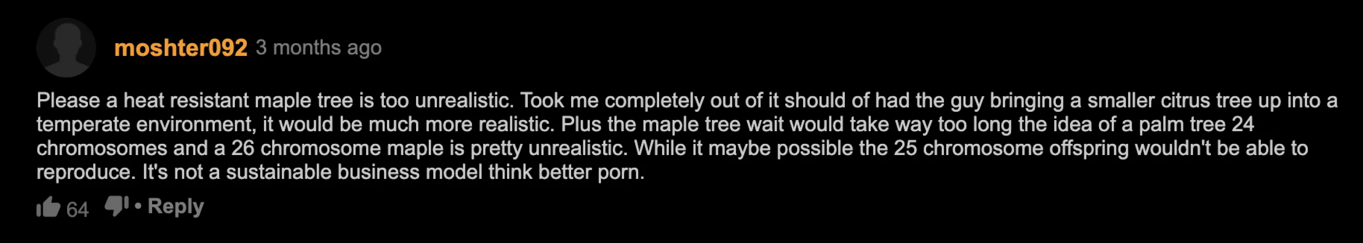 Unwilling suspension of disbelief