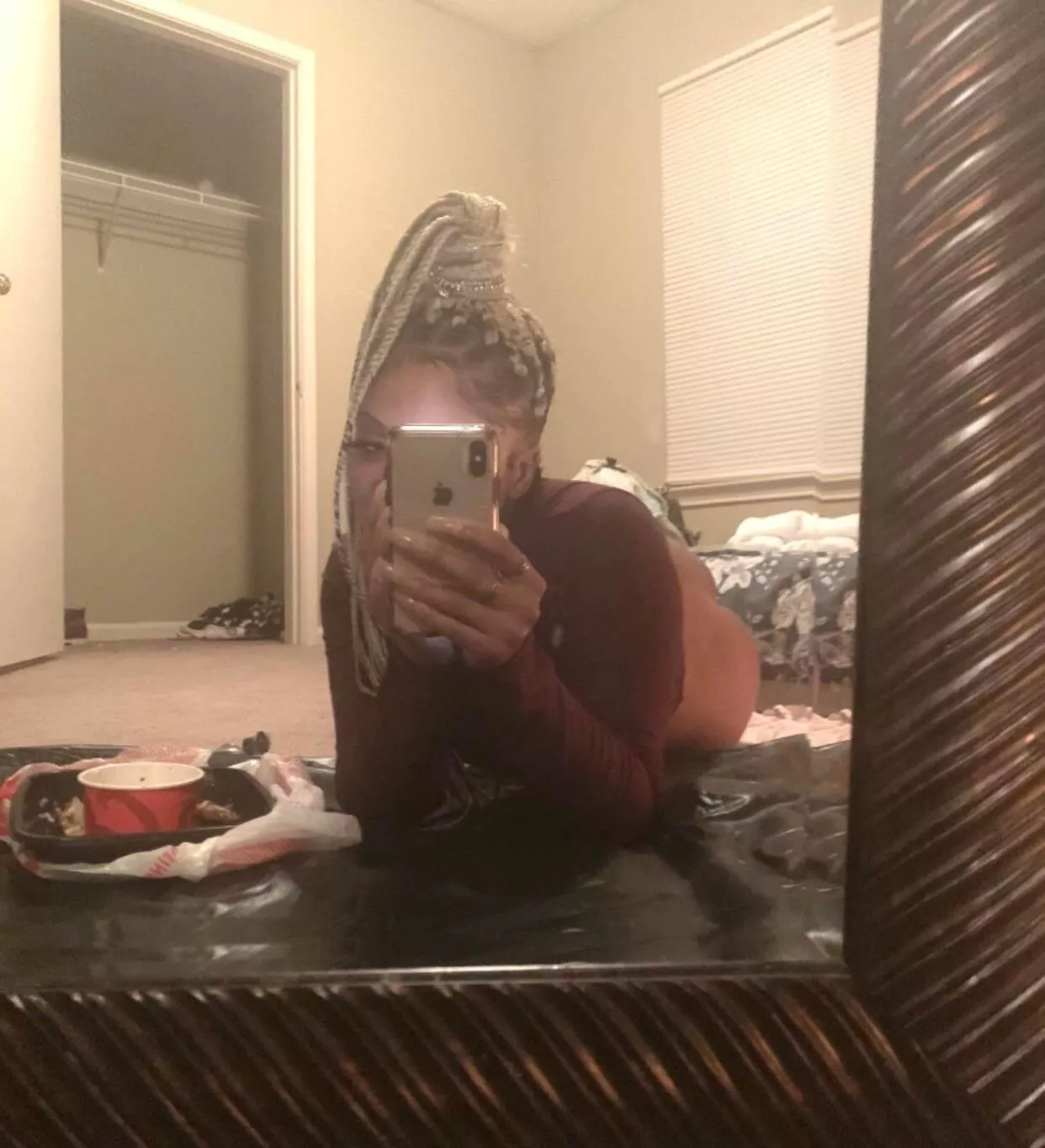 up early today which I’m told is rare for single n***** moms ?🥰🤷🏽‍♀️ just laying here with my fat black ass and pusssy out like I was requested 🥰KIK// FineAssSub