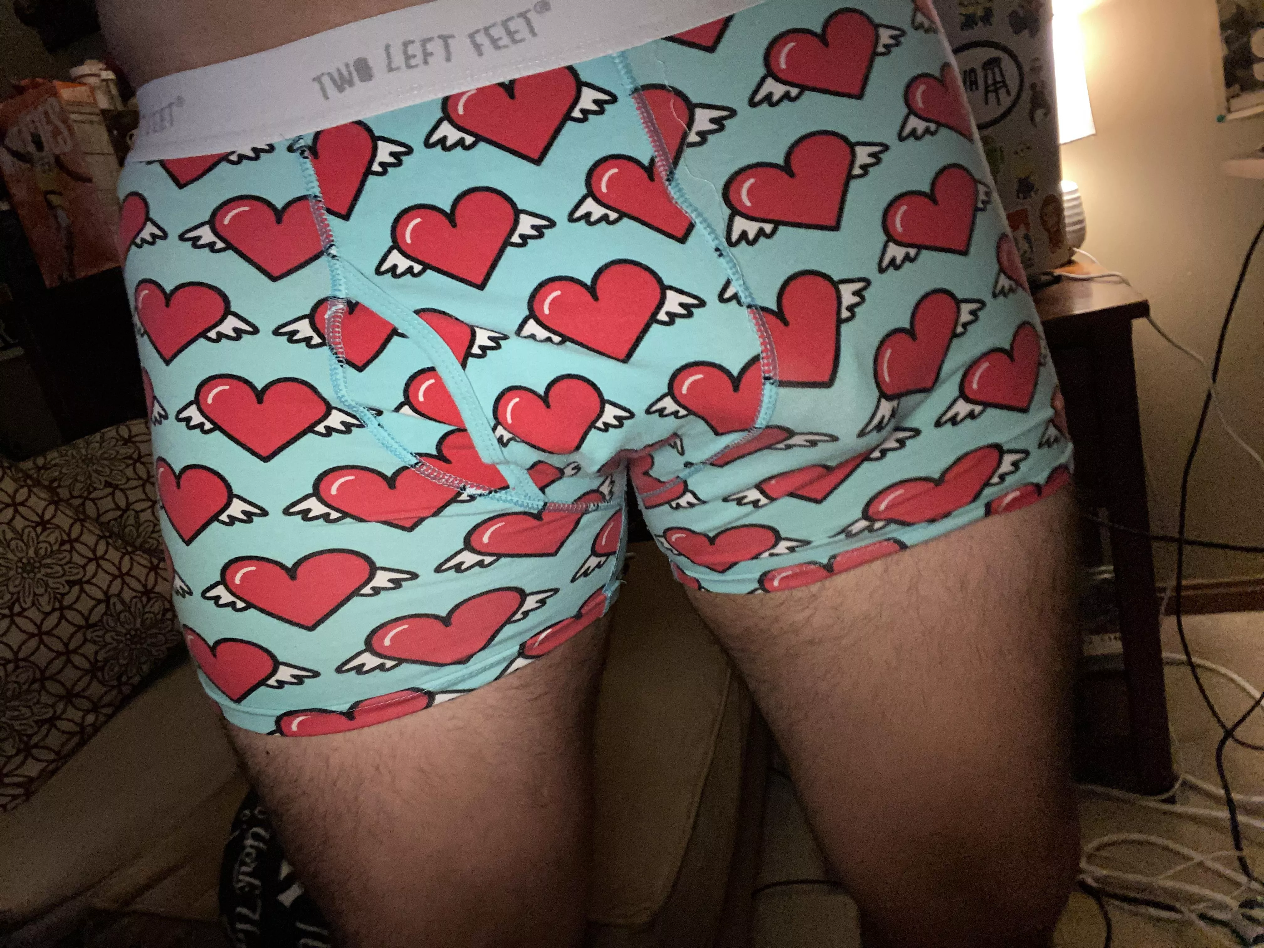 Up if I’m bulging outta my underwear