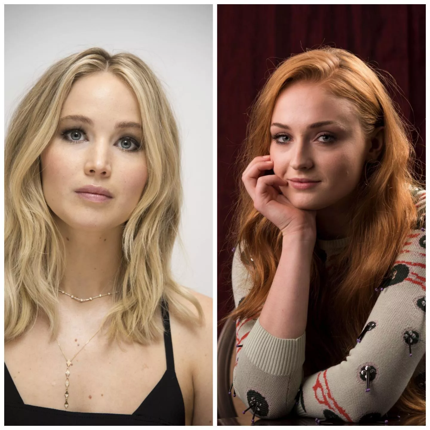 Very horny for Jennifer Lawrence and Sophie Turner and really need some help Very horny for Jennifer Lawrence and Sophie Turner and really need some help