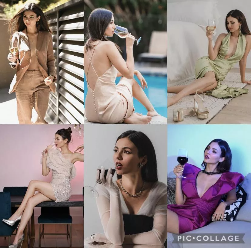 Victoria Justice’s wine-inspired outfits were godly