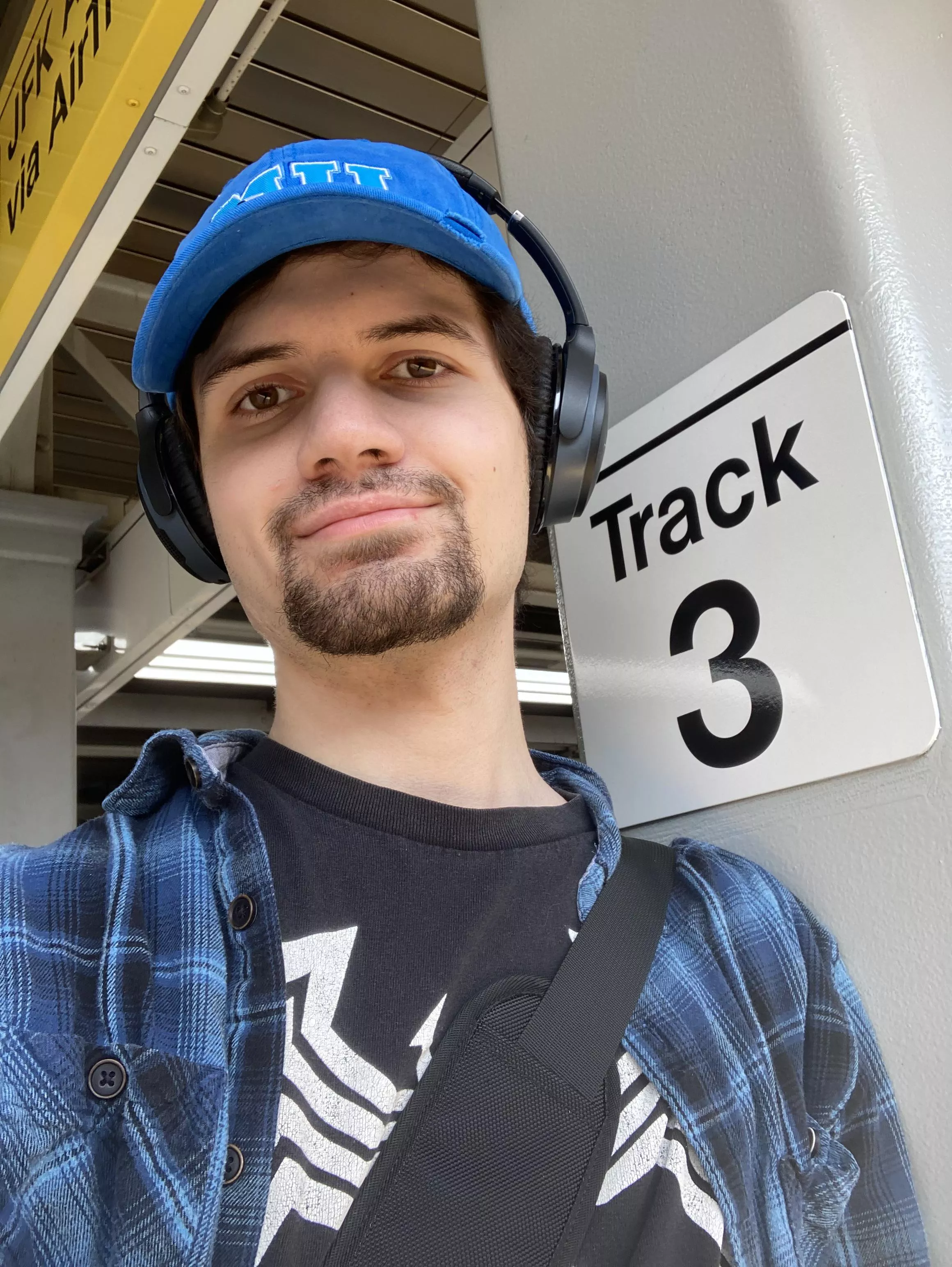 Waiting for my train, felt cute Waiting for my train, felt cute