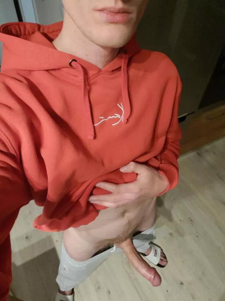 Wanna play with my hard cock?