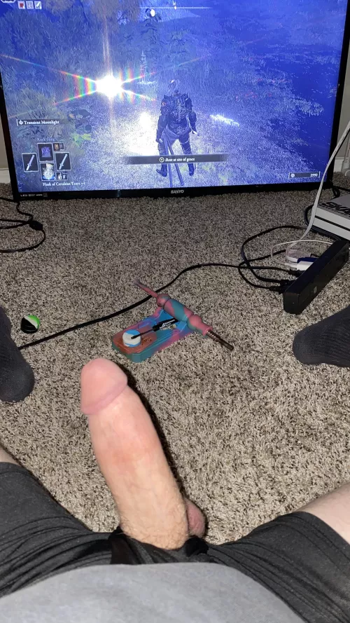 wanna take turns with each others joysticks?ðŸ¤