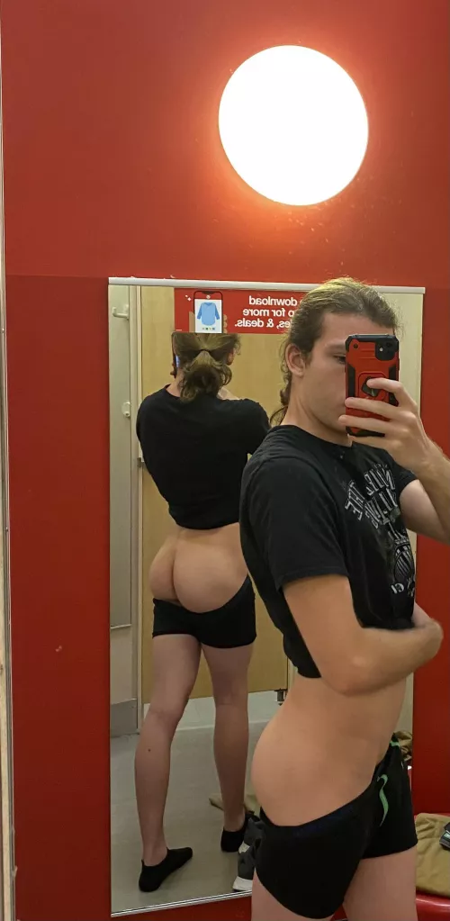 Was at target and found out that the less i have on, the better i look, wouldn’t you agree?