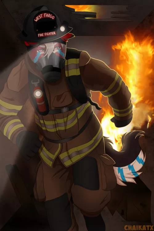 West Fargo Fightfighter 🔥 Com for Aquatic_can1ne, by me, Chaikatx on twitter
