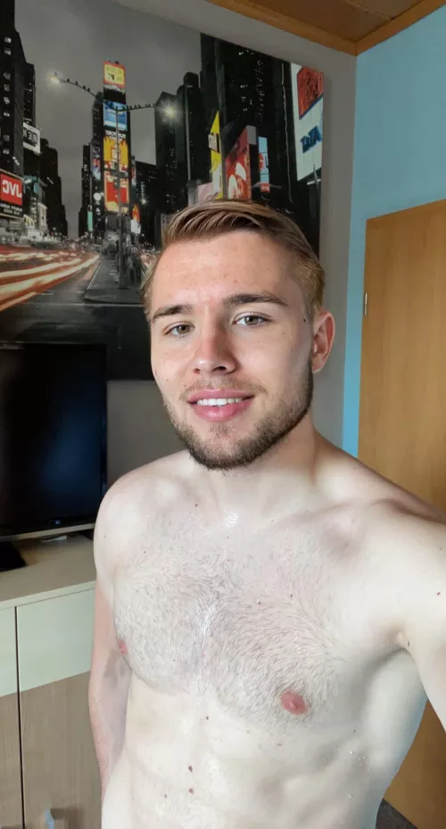 Wet after the shower