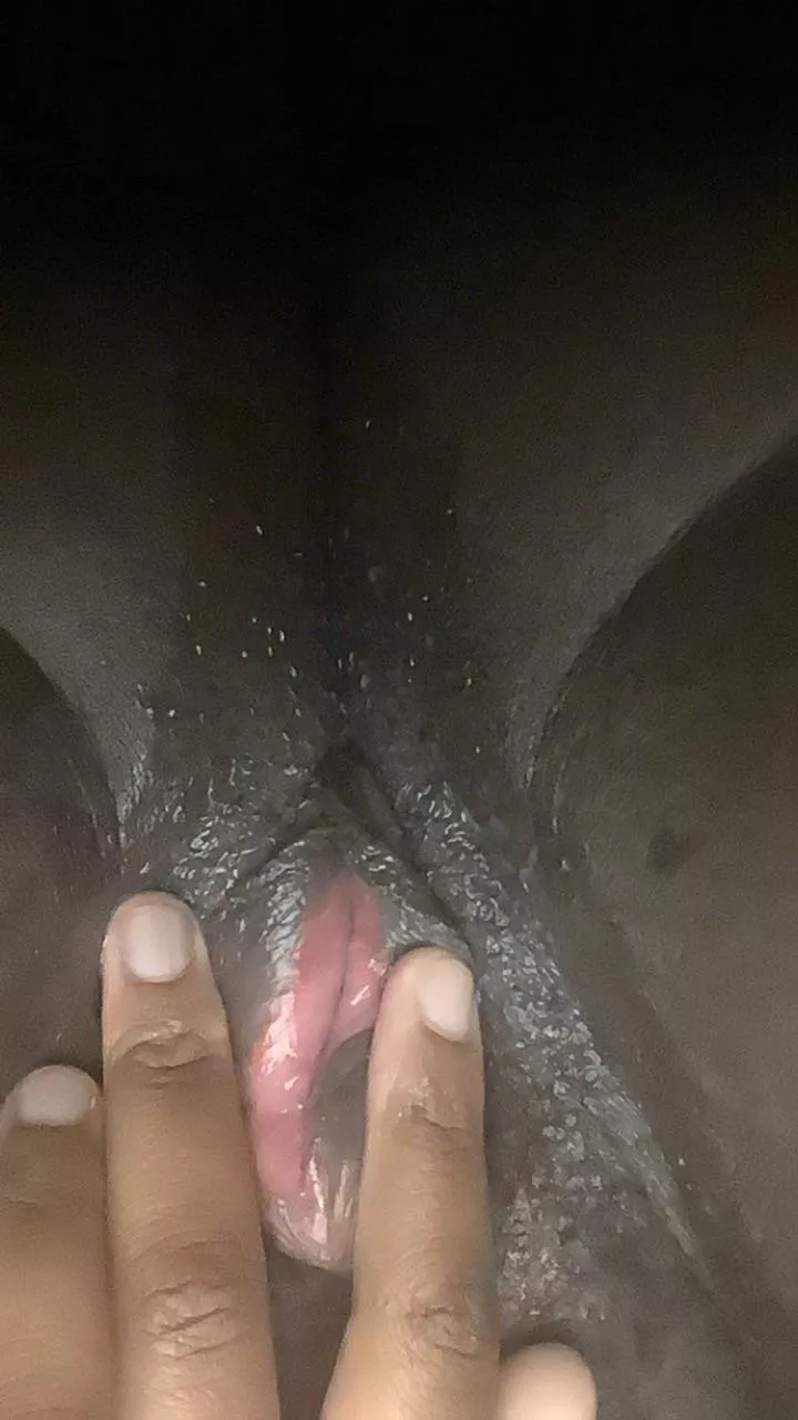Wet ebony pussy