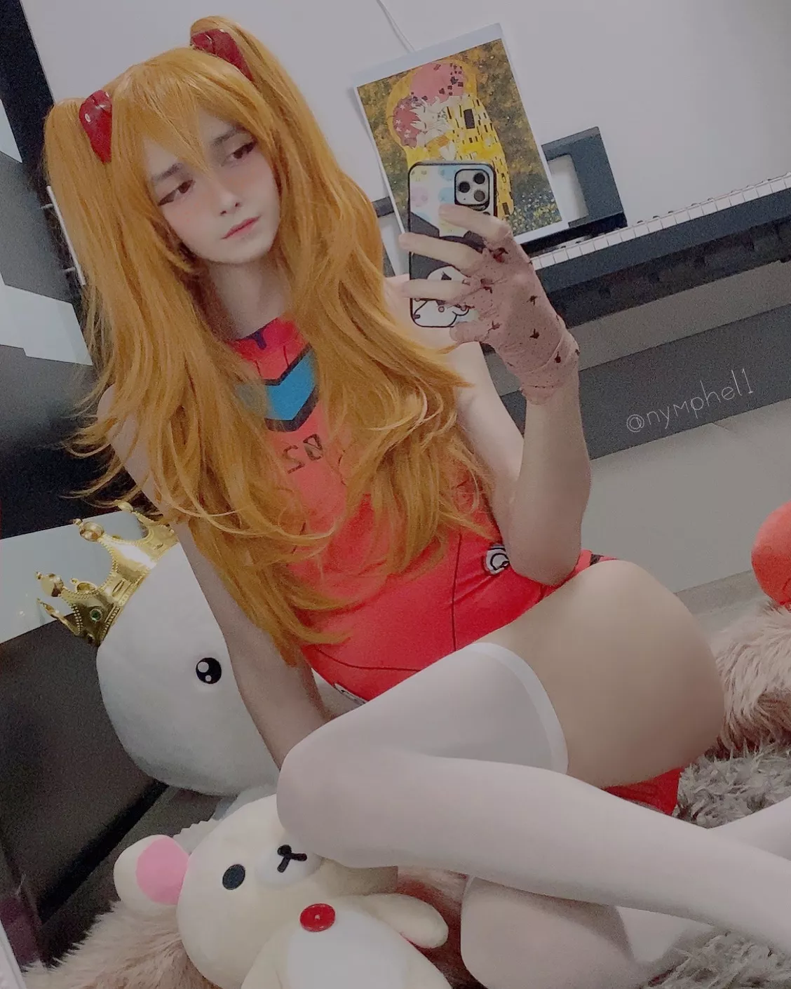 What do you think about my Asuka cosplay? 👉👈 🧡