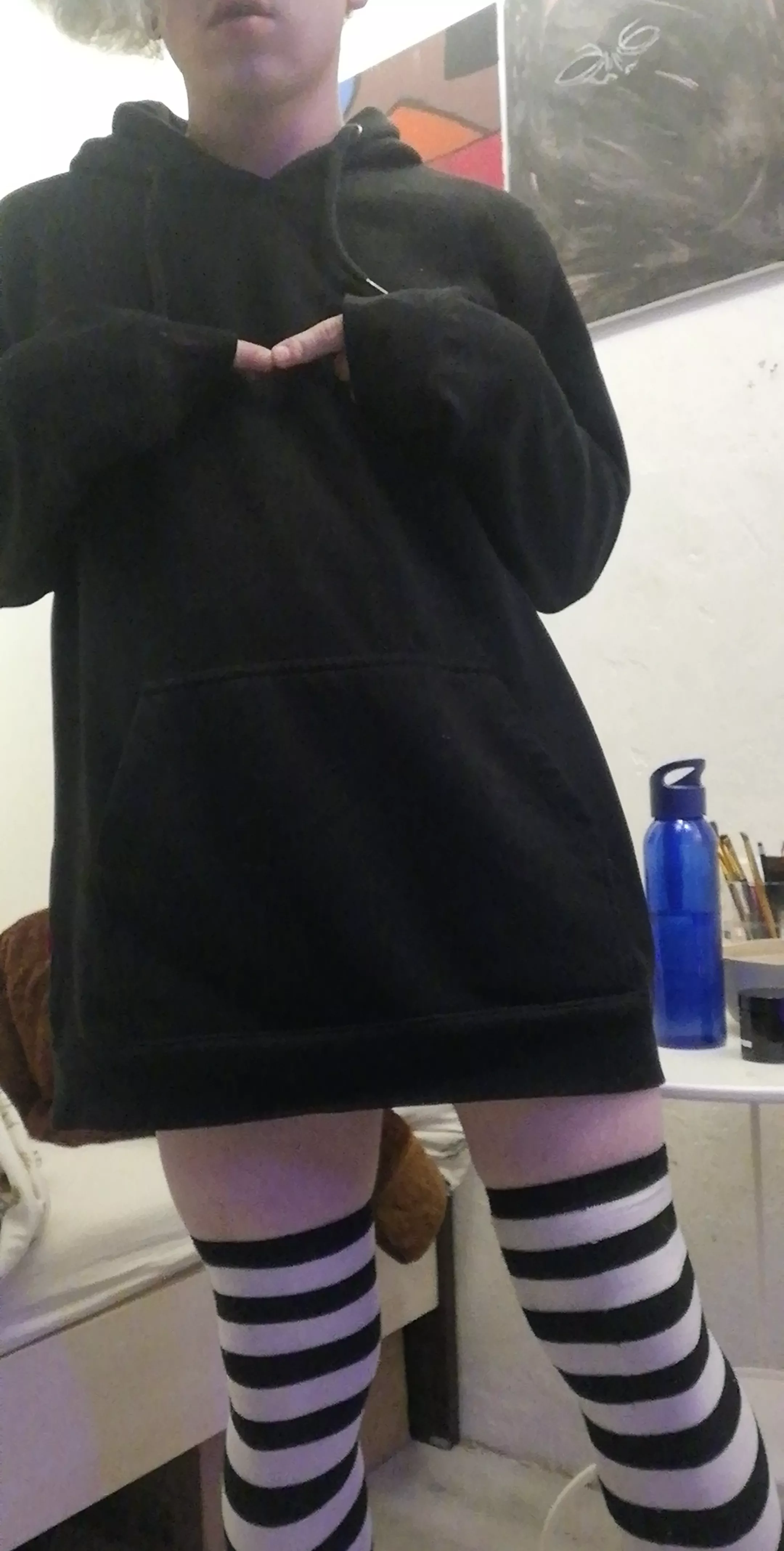 what do you think about my outfit? 🥺 wanna cuddle 🥺🥺👉👈