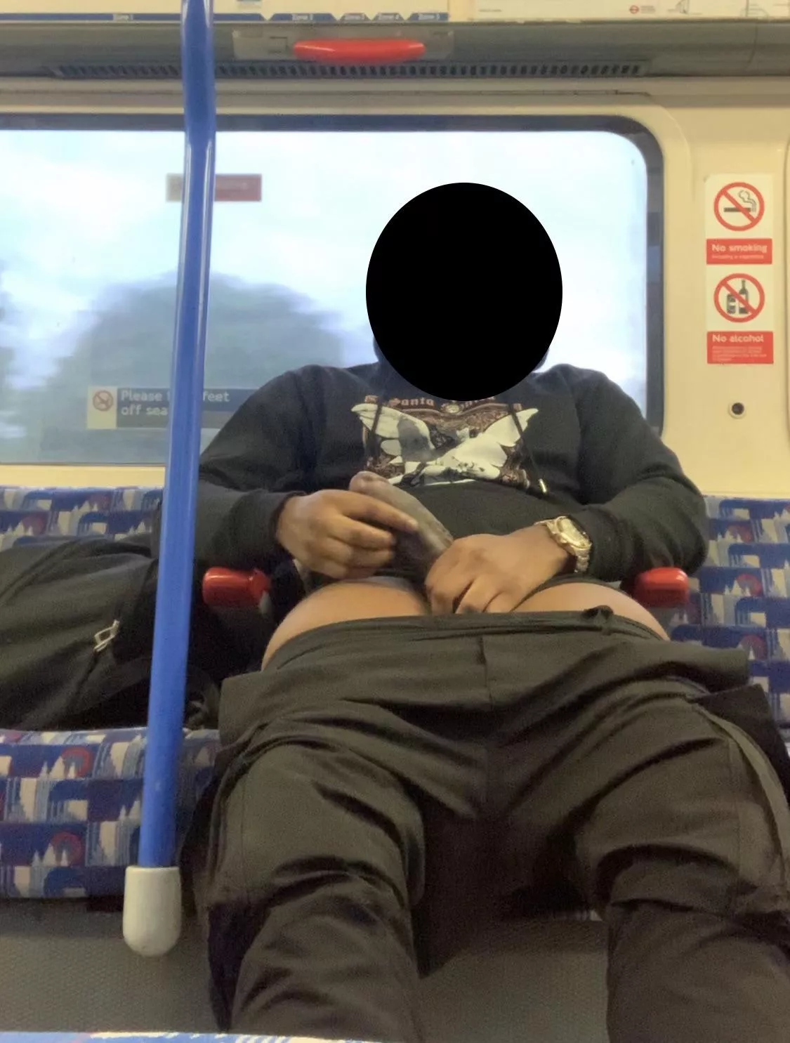 What would you do if you got on the train and saw me