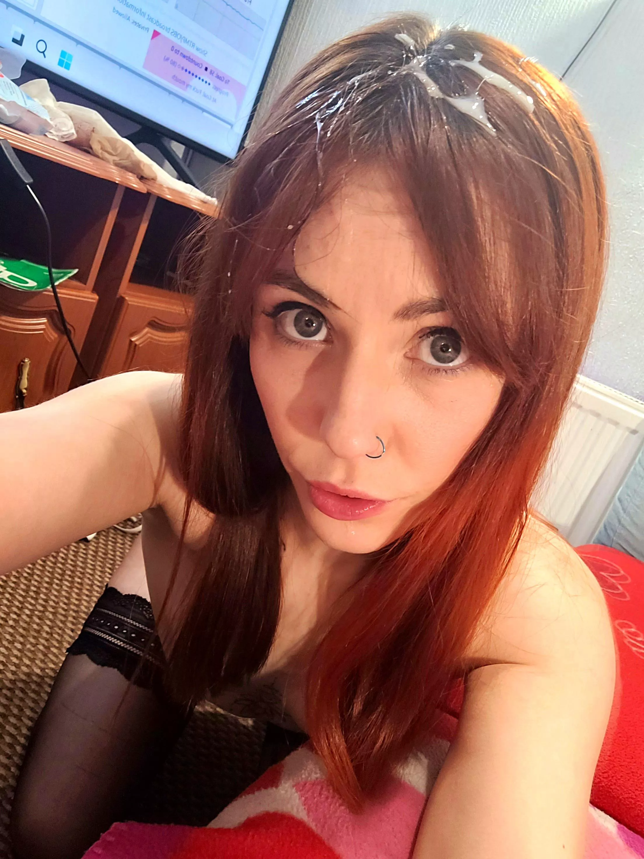 when he deliberately shoots his load in your hair instead of my mouth x