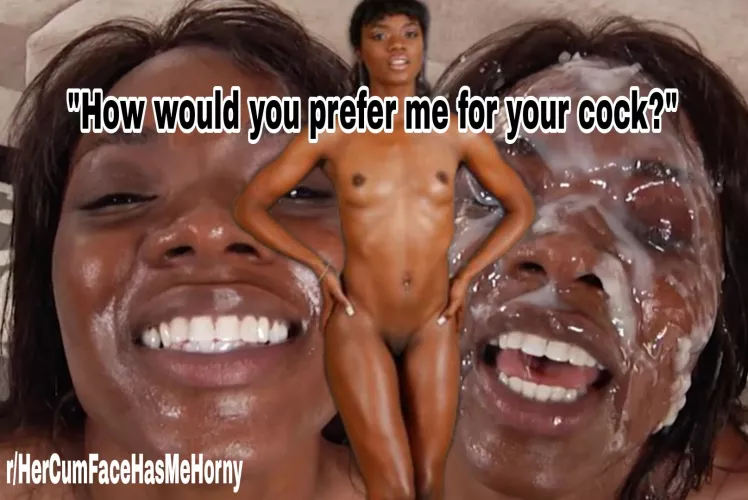 When the Goddess asks, you must answer! And the one on the right