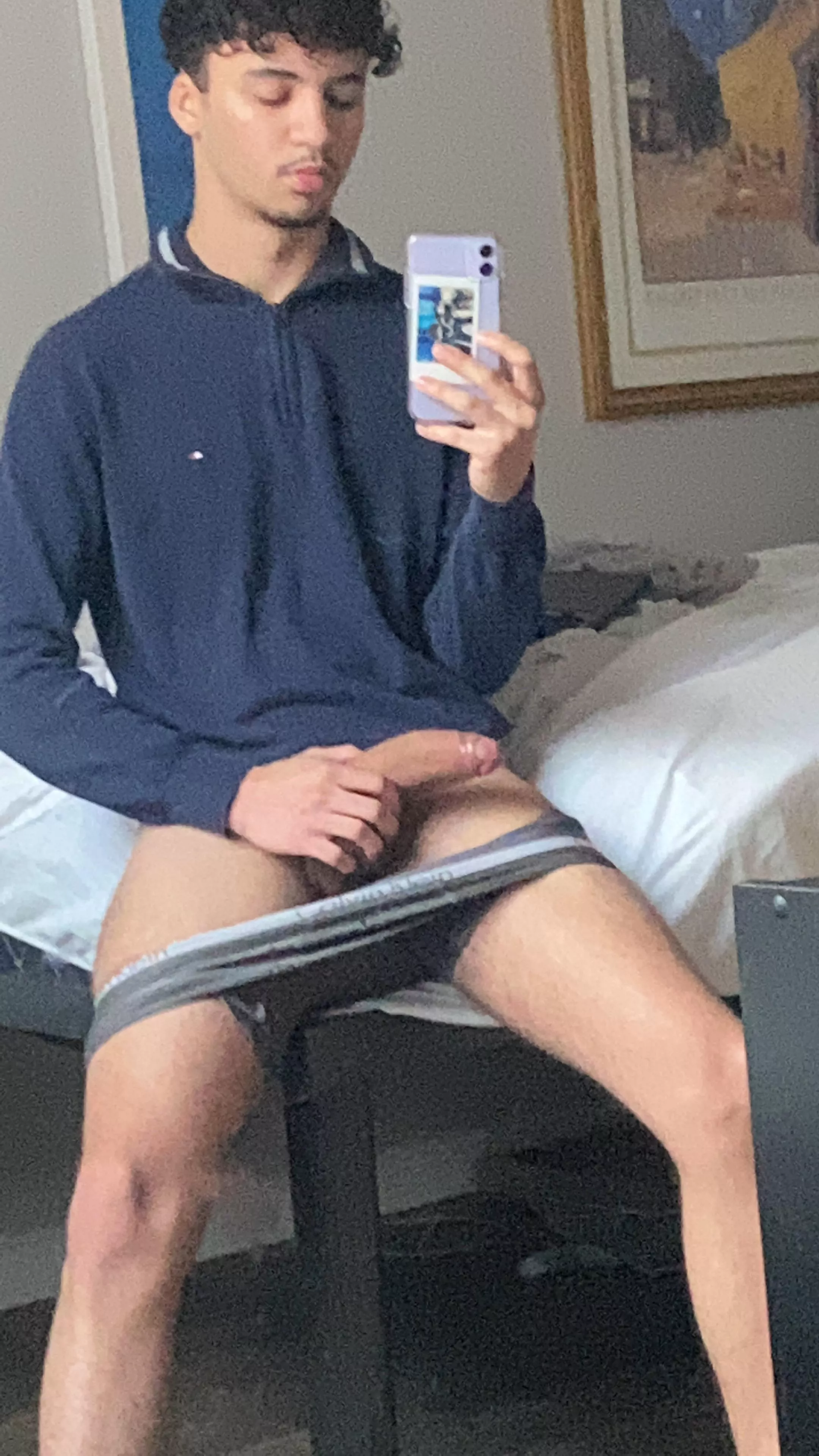 Which is cuter, my face or my dick?