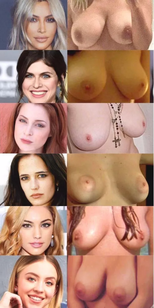 Which pair of titties you want to feed upon?