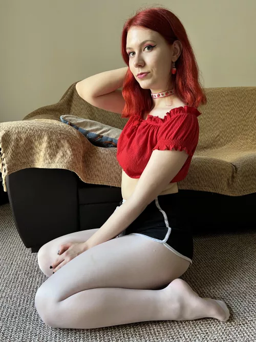 White pantyhose 🤍