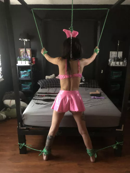 Who doesn’t love pink on a hot little slut already to play