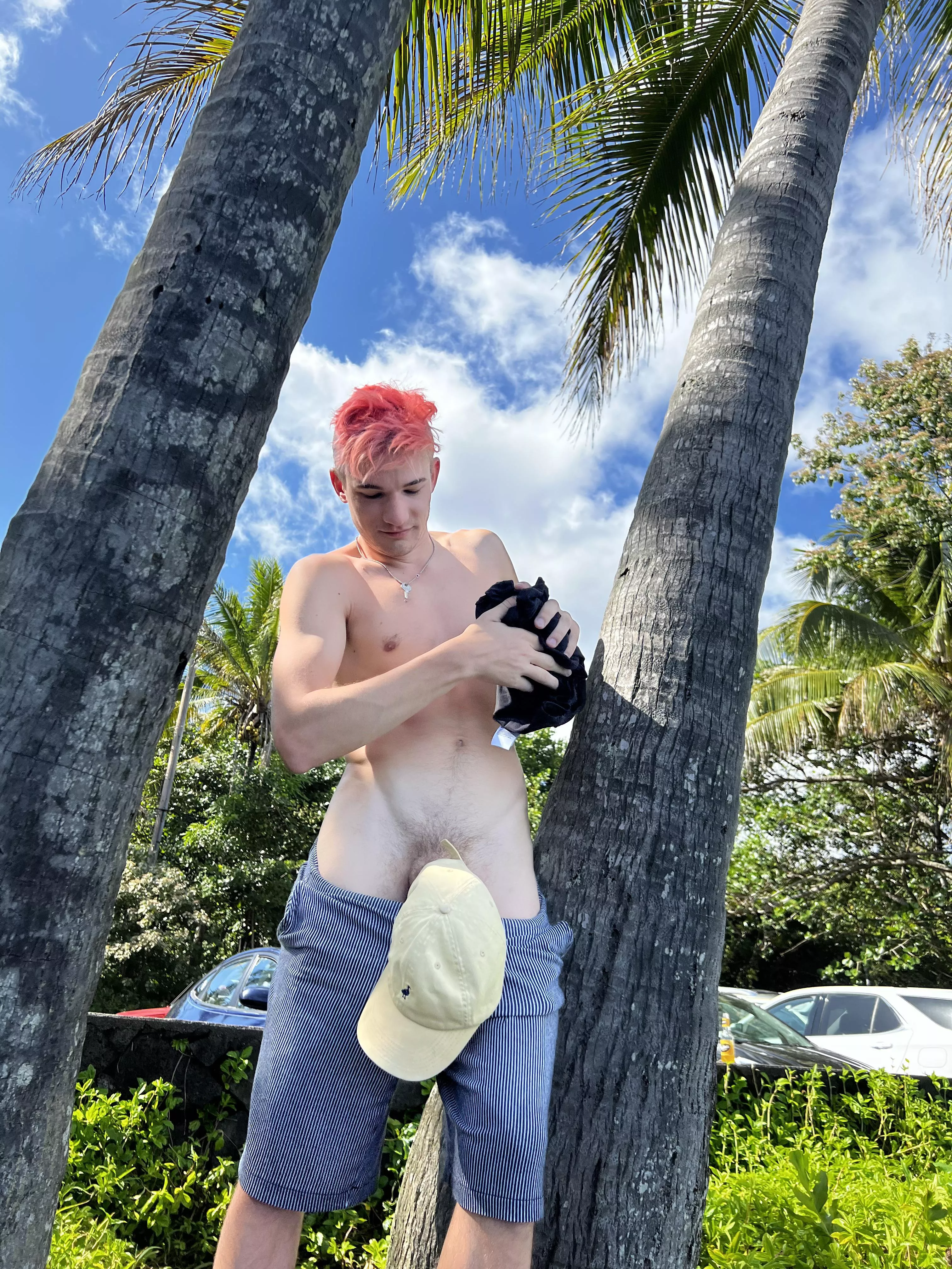 Who needs a hat hook when ya got a dick?