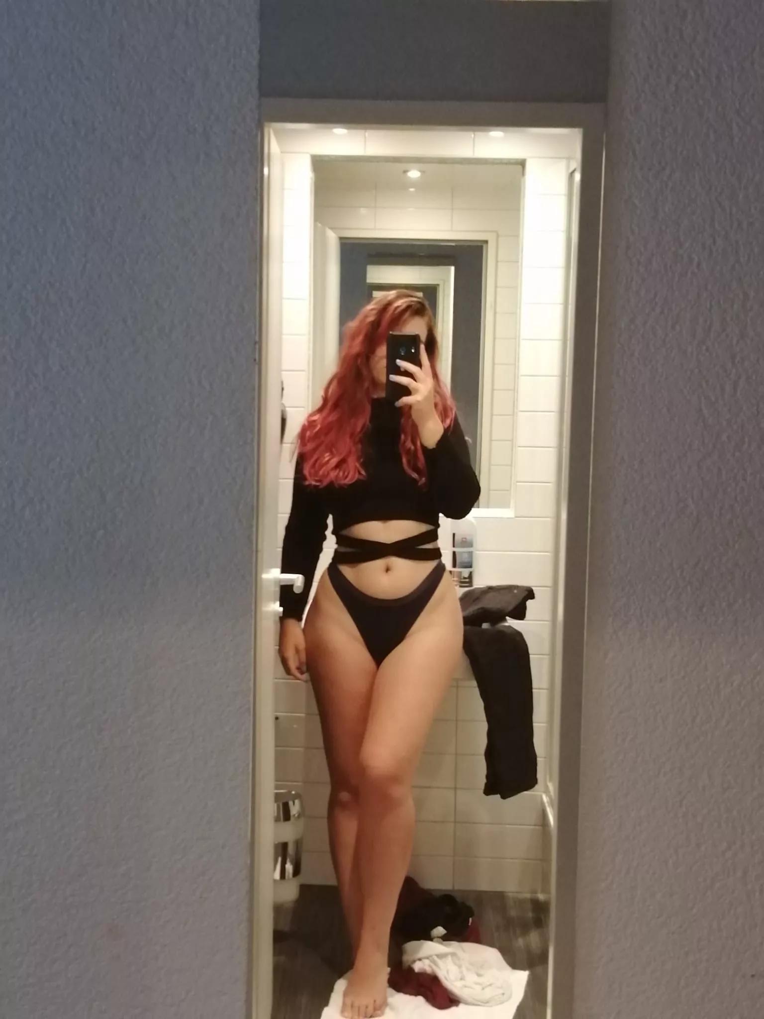 Whoever said blondes are more fun has never spent the night with a pink haired girl