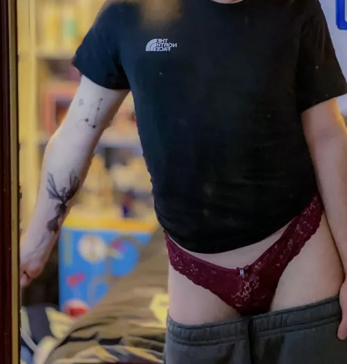 Whoops, my joggers slipped