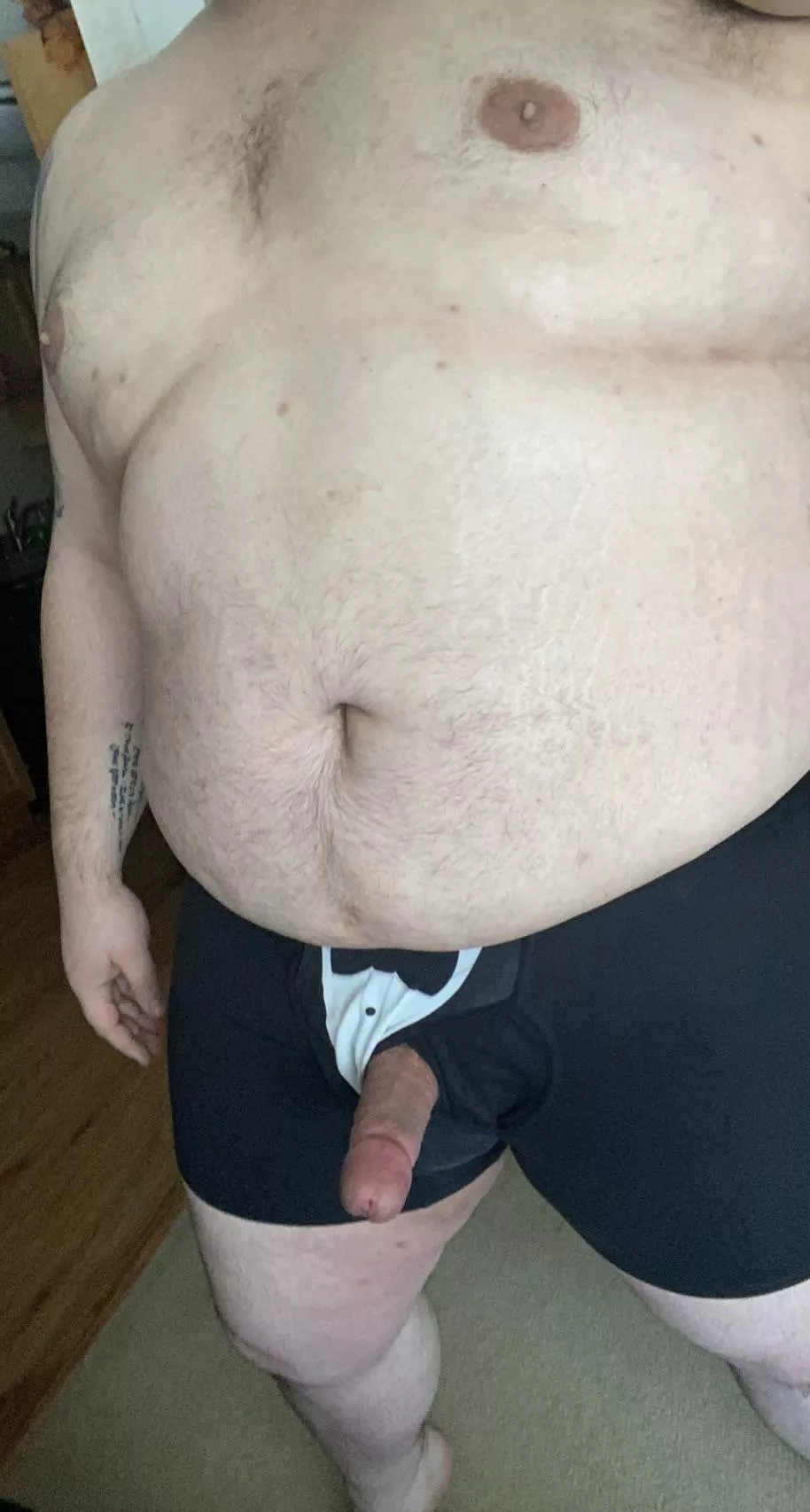 Whoops, popped a button on my “suit”