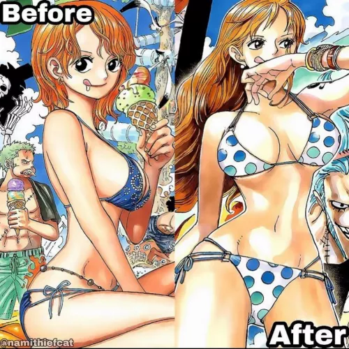 Why do people disprefer post timeskip Nami when both versions are perfect?