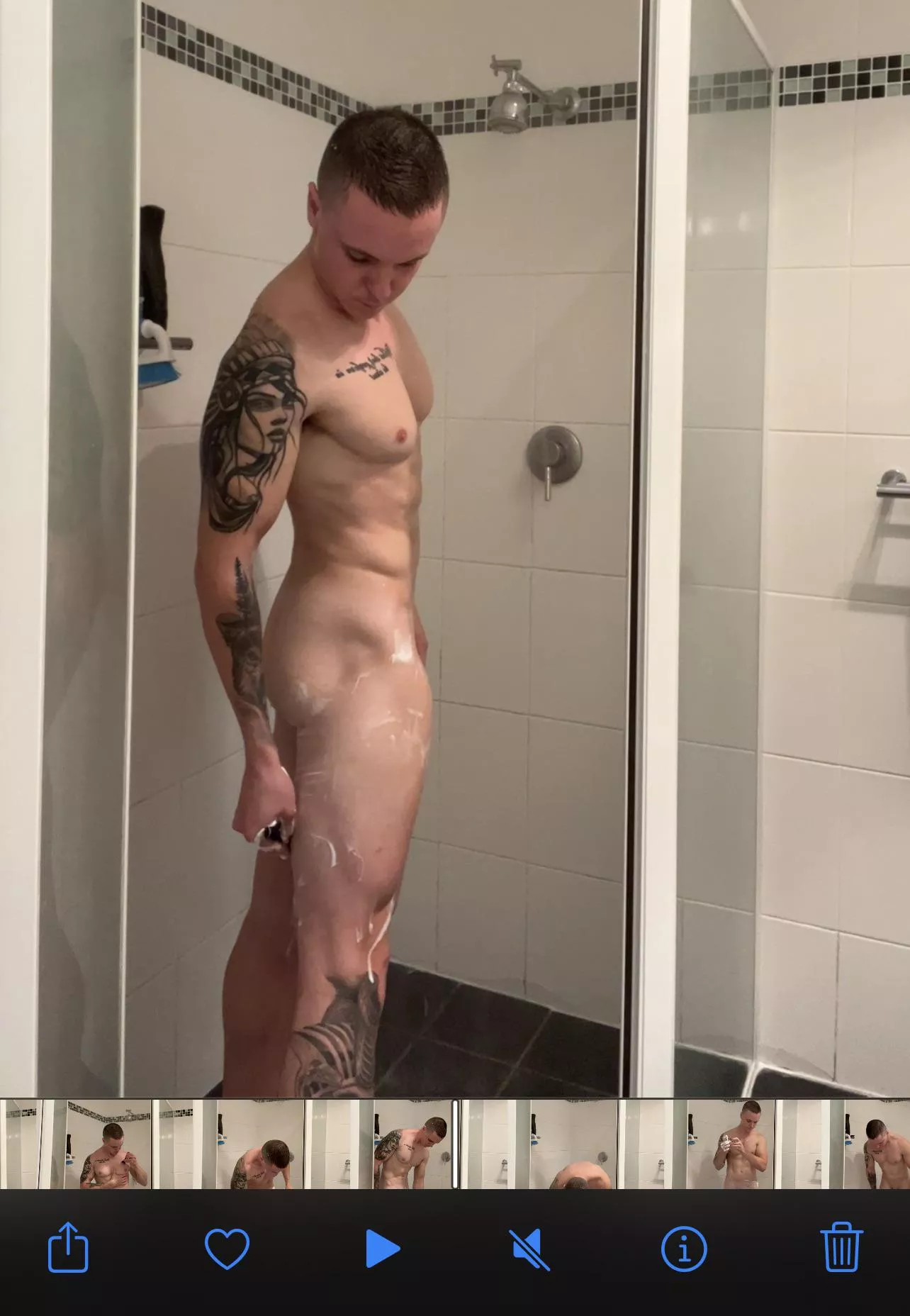 Why is filming myself shower so much fun 😅