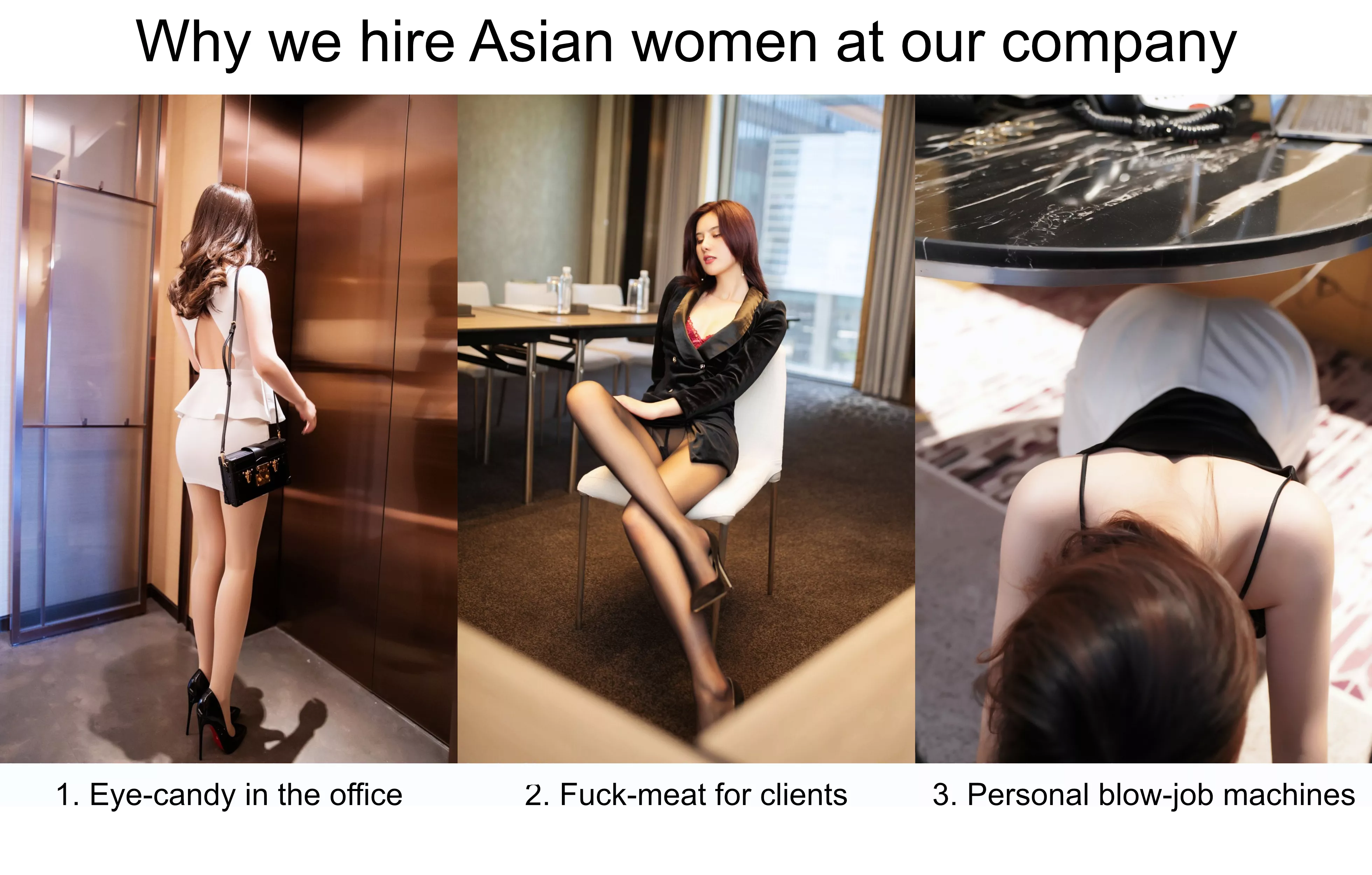 Why we hire asian women at our company Why we hire asian women at our company