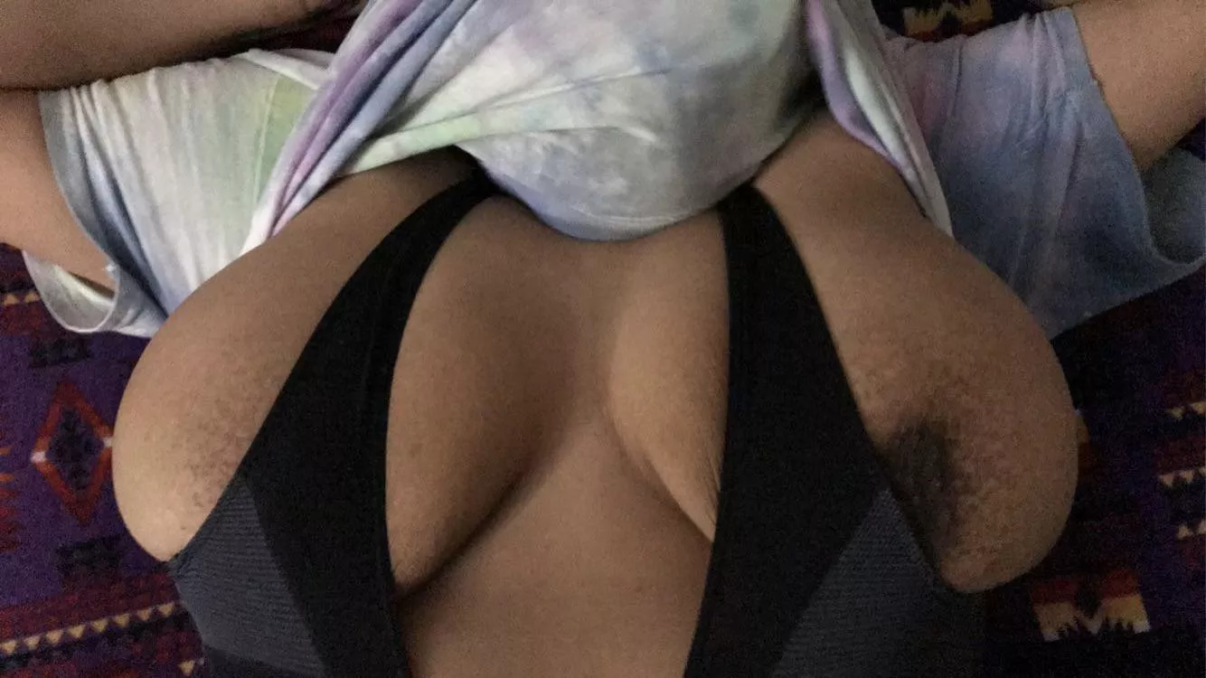 Wife’s big black tits. Verification pics cumming tonight.