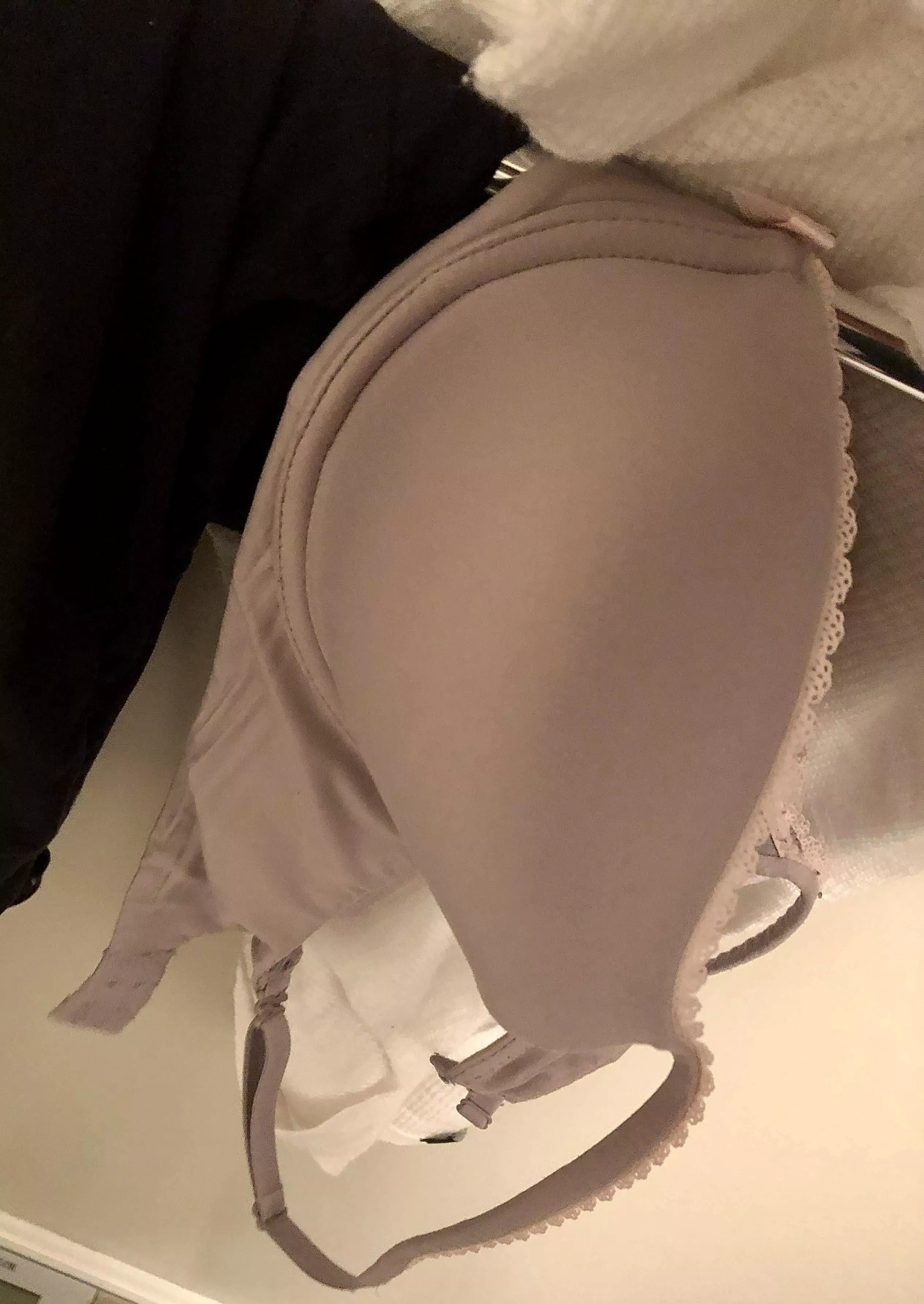 Wife’s friend spent the night and left this hanging in the bathroom.