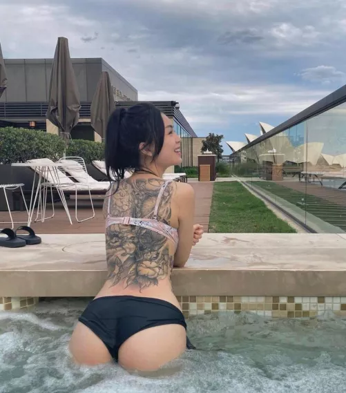 Will you cum on my back?