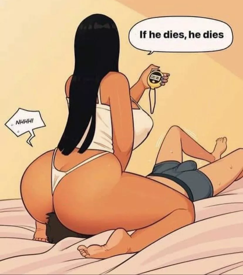 Wish I was someone Facesitting slave!😻