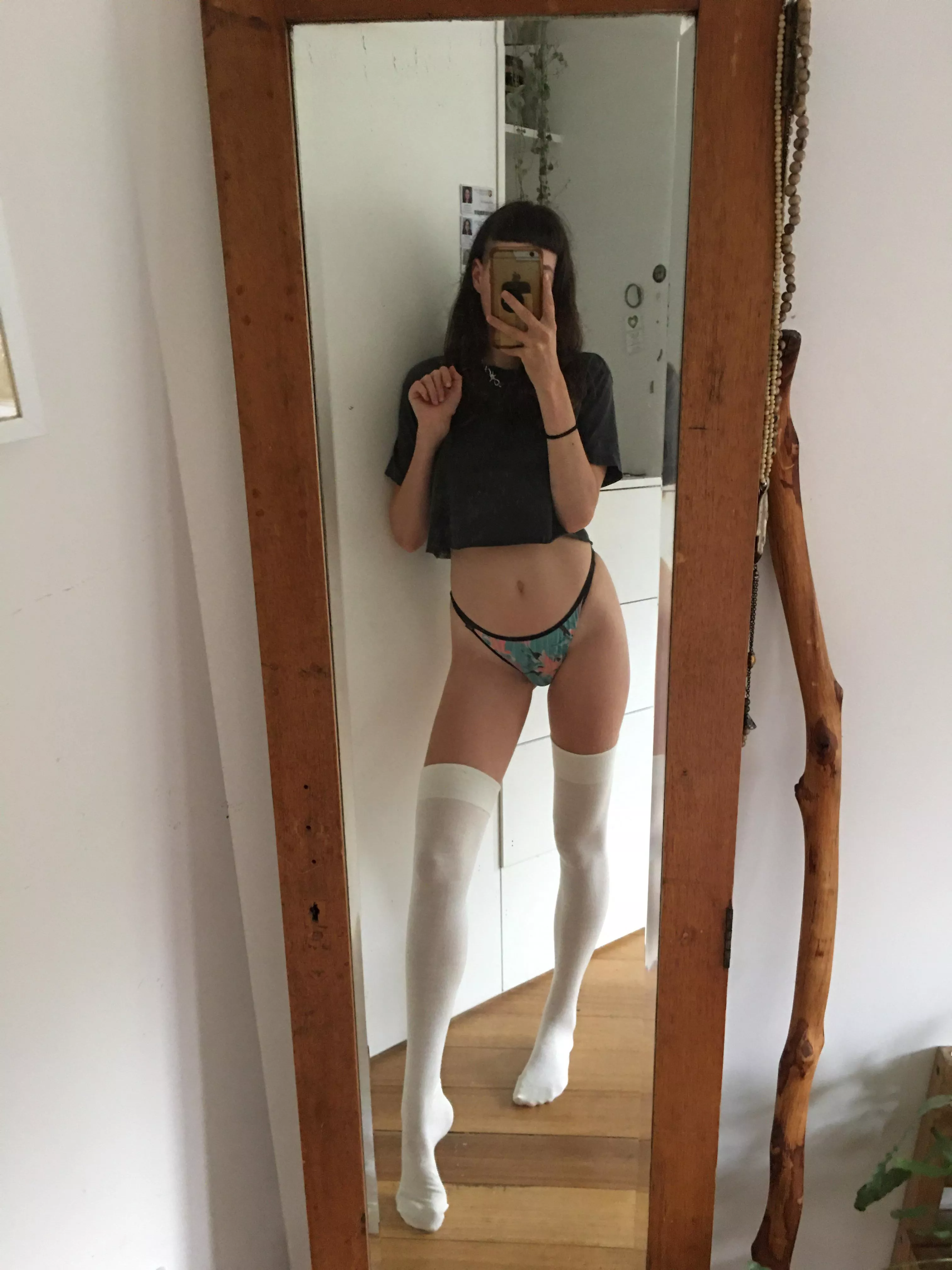 Wish you were standing behind me grabbing my waist