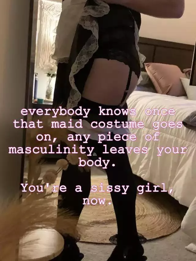 With that silly masculinity out of the way, I can focus solely on being my best sissy self ♠️❤️