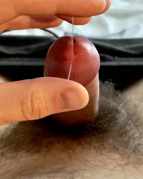 Woke up on the horny side of the bed I guess. Too bad you aren’t here to clean me up.