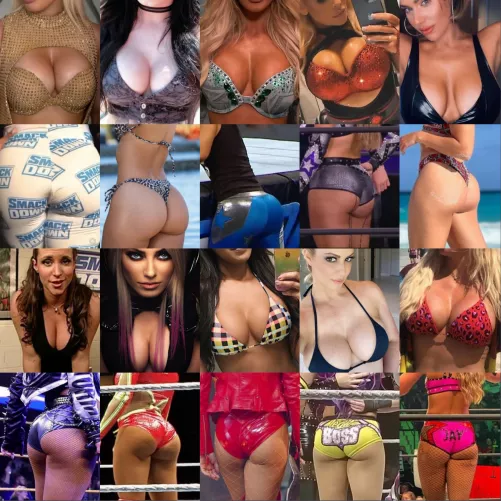 Women's wrestling ass and tits