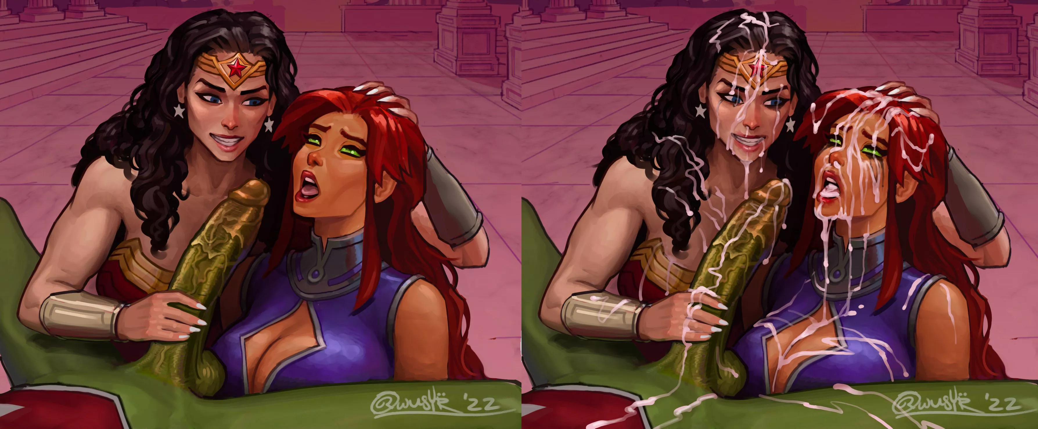 Wonder Woman & Starfire (OwusyrArt) Wonder Woman & Starfire (OwusyrArt)