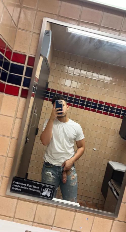 Work and ripped jeans= trouble