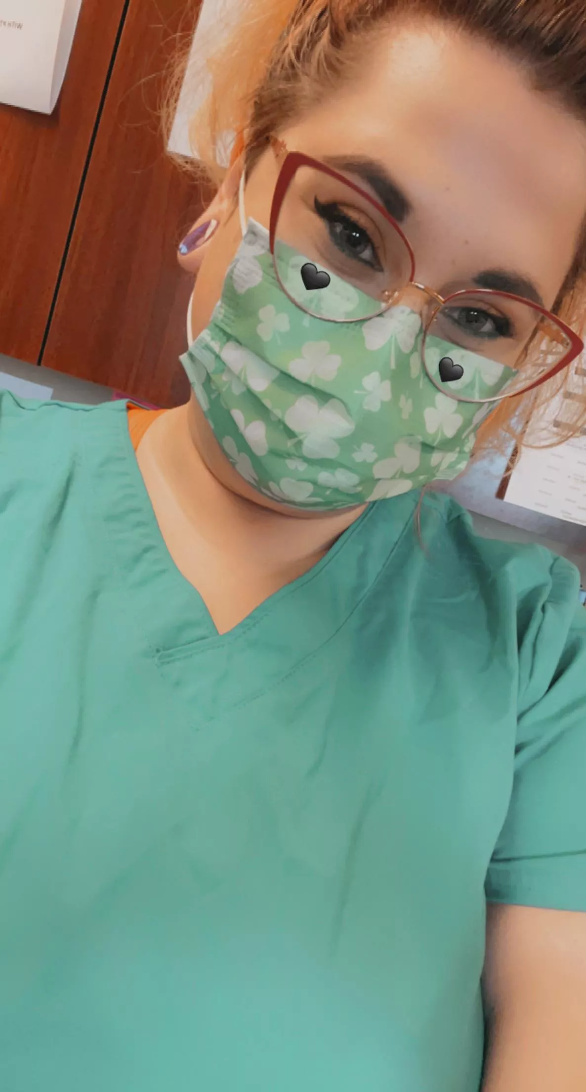 Work birthday selfie! Leave me some love? 🥺