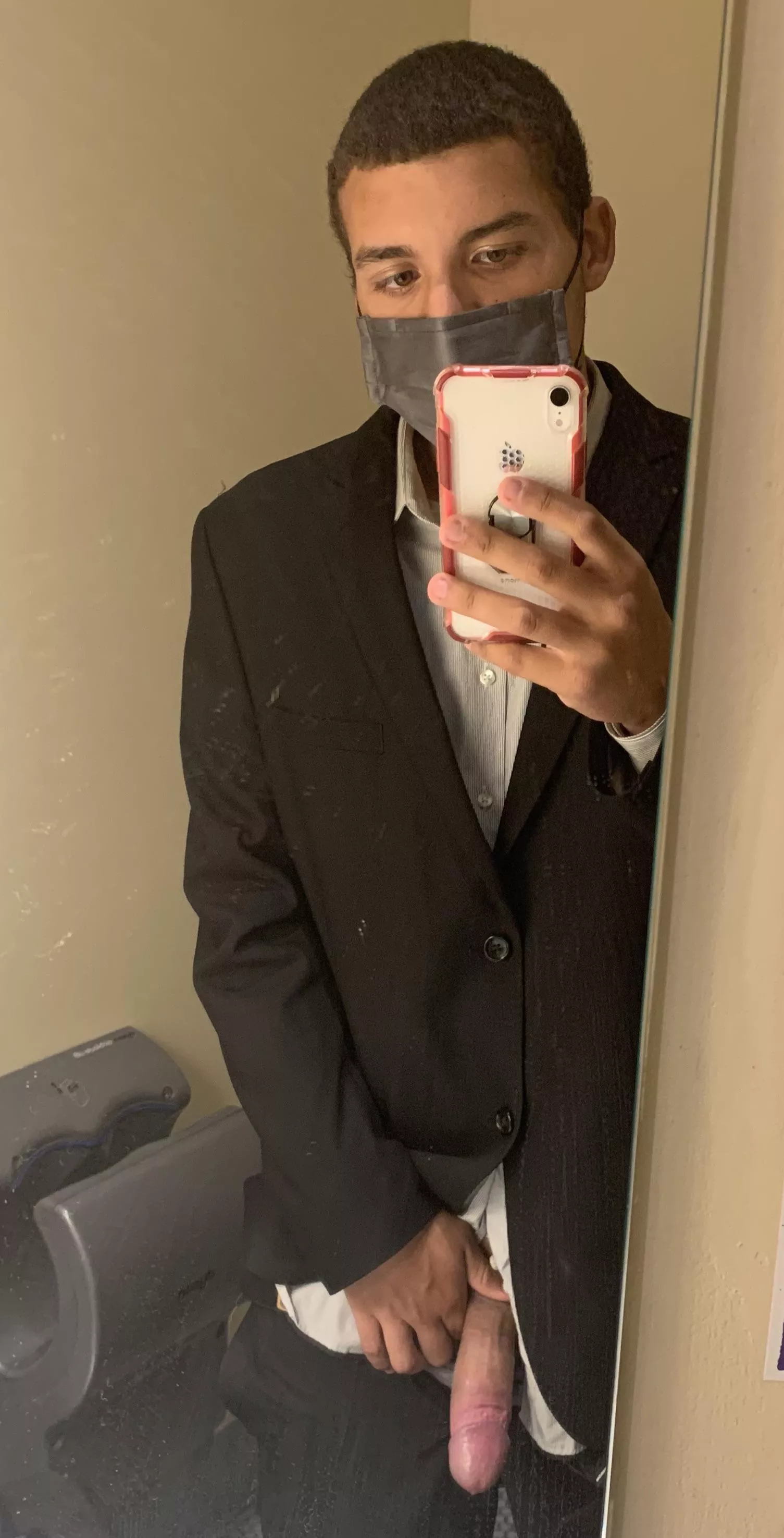 Work got boring so I whipped my cock out to make memories