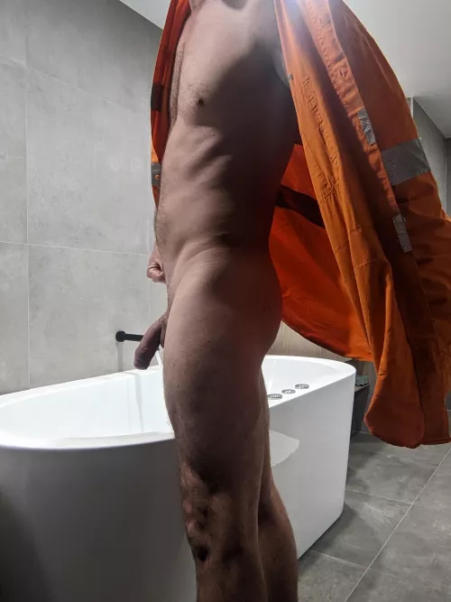 Work has finished. time to clean then get dirty