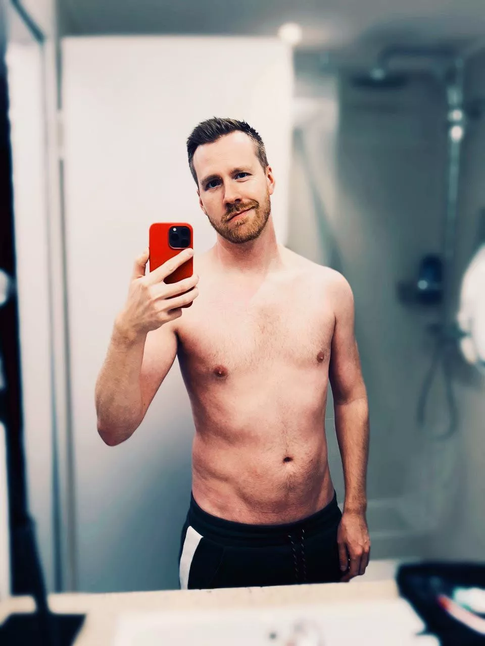 working hard on that V … how did I do?