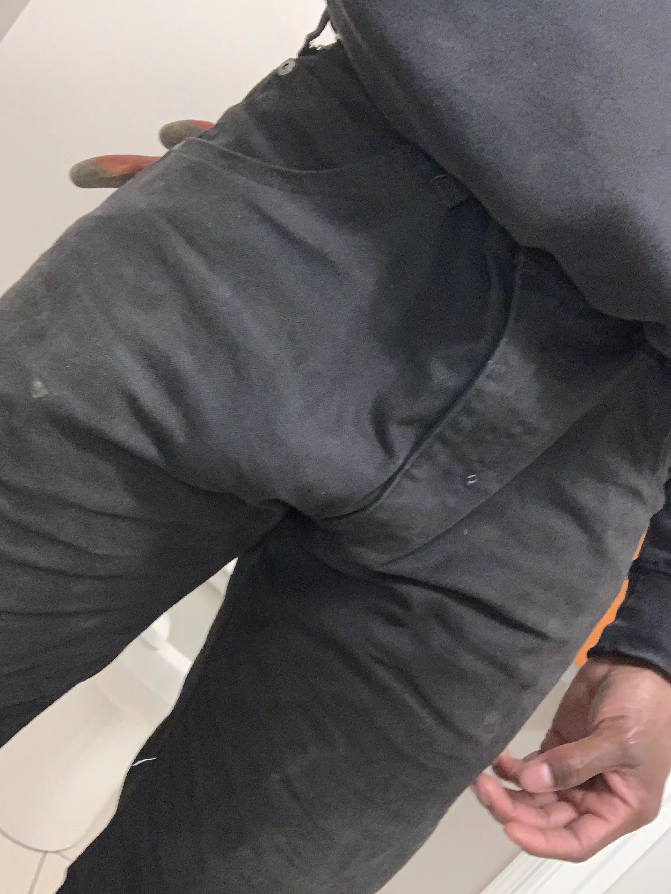 Working man frustrated man