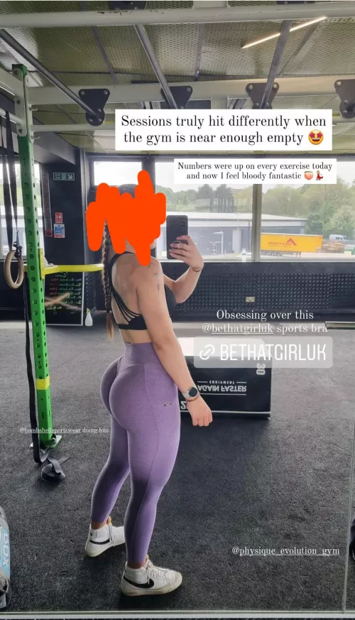 Workout booty