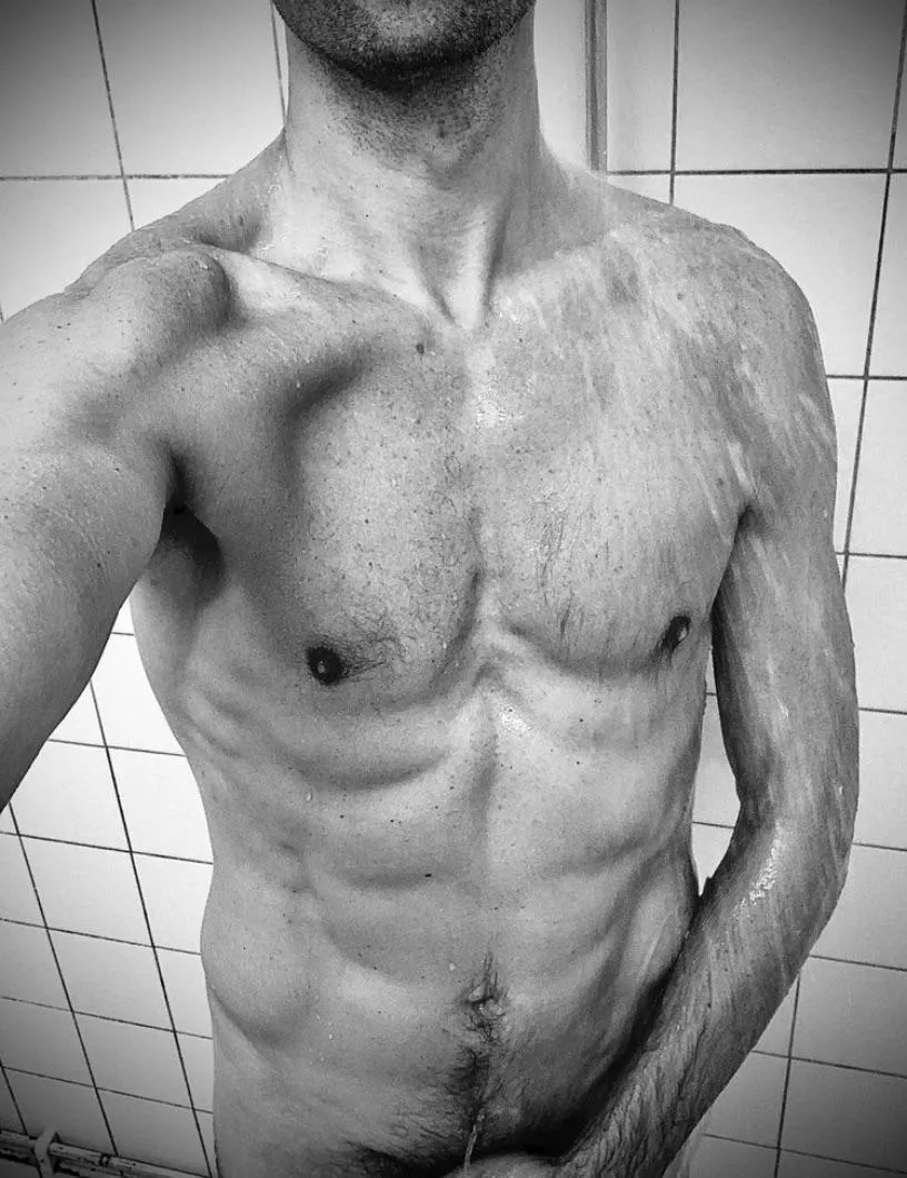 Workout shower. (M)