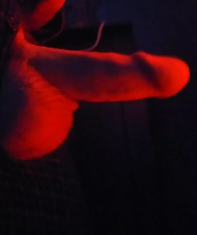 Would you cum to my Redlight District? ;) my cock is so pretty in LED lighting
